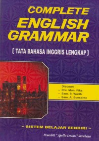 Image of Complete English Grammar: tata bahasa inggris lengkap