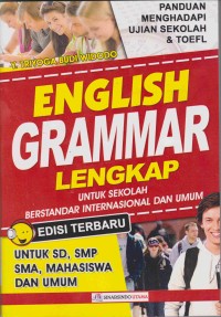 Image of English Grammar= lengkap; untuk sekolah berstandar internasional dan umum