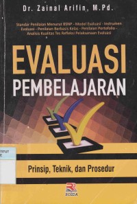Image of Evaluasi Pembelajaran Prinsip, Teknik dan Prosedur