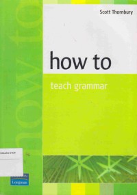 Image of How to teach Grammar