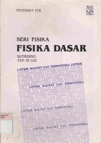 Image of Fisika Dasar: listrik magnet dan termofisika listrik